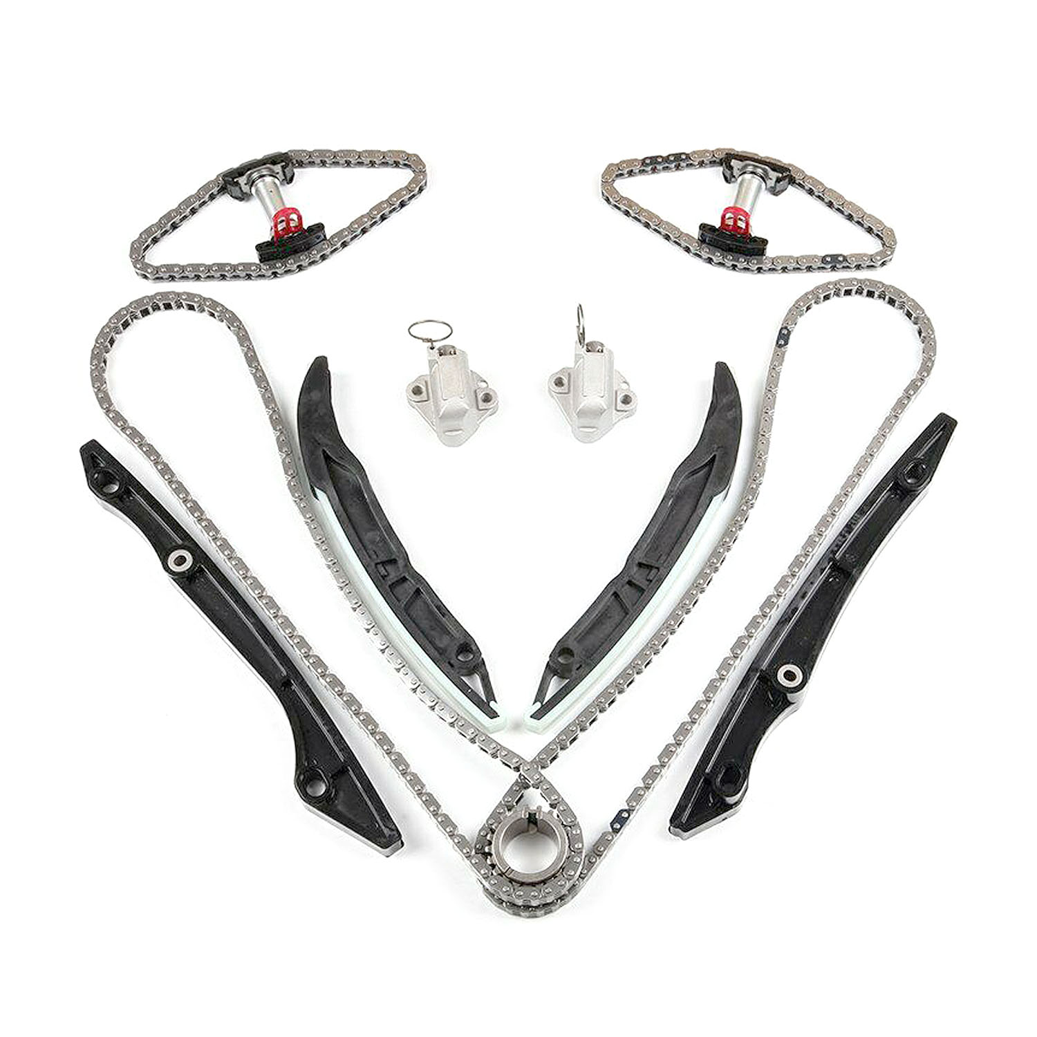 Timing Chain Kit for Ford F-150 FX4 King Ranch Lariat Platinum STX XL XLT FX2 5.0L 4V V8 302Ci BR3Z6268A BR3Z6268B BR3Z6L266F BR3Z6K254B